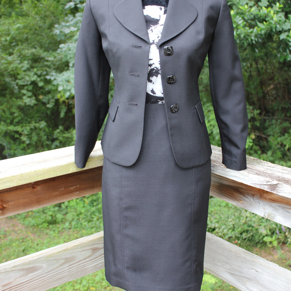 Kasper Petite Separates Suiting Pencil Skirt 4P - Picture 2 of 8